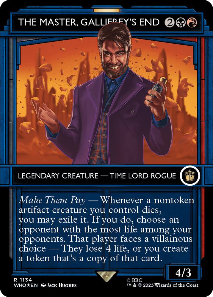 The Master, Gallifrey's End (Showcase) (Surge Foil)