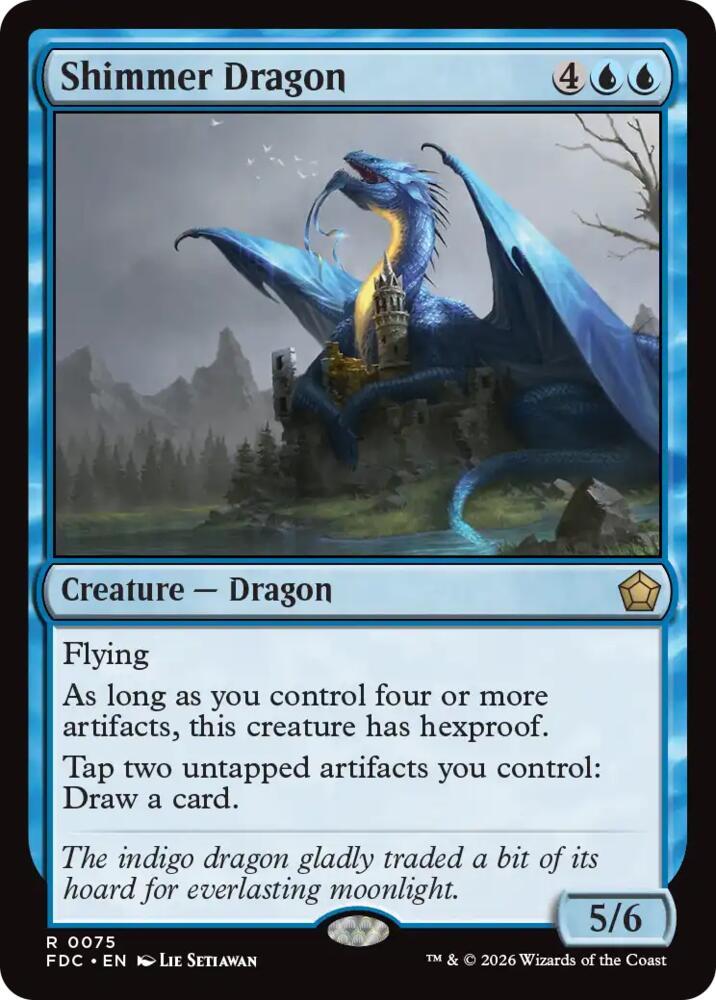 Shimmer Dragon [Commander: Foundations]