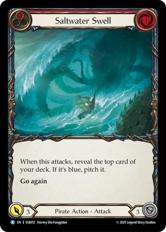 Saltwater Swell (Red)