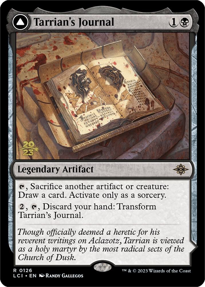 Tarrian's Journal [Prerelease Cards]