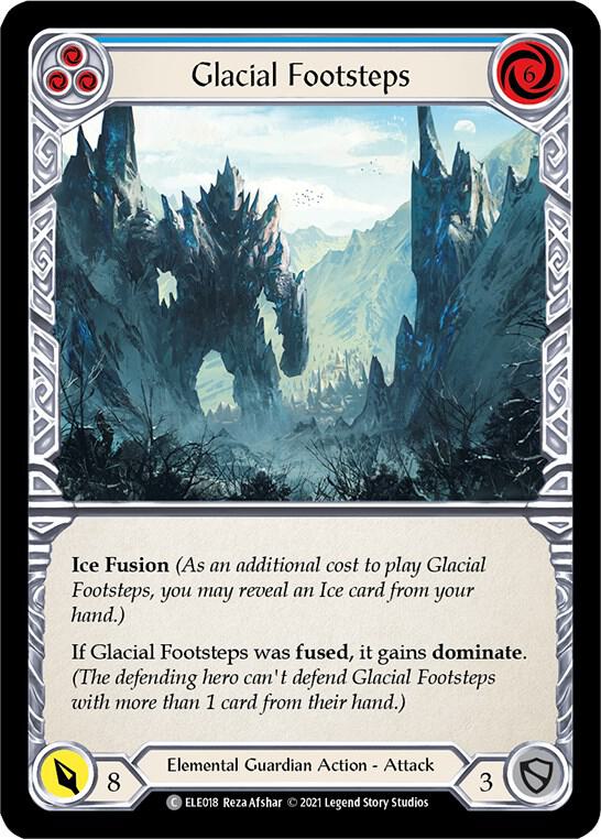 Glacial Footsteps (Blue)