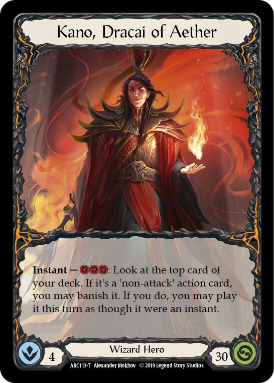 Kano, Dracai of Aether // Runechant