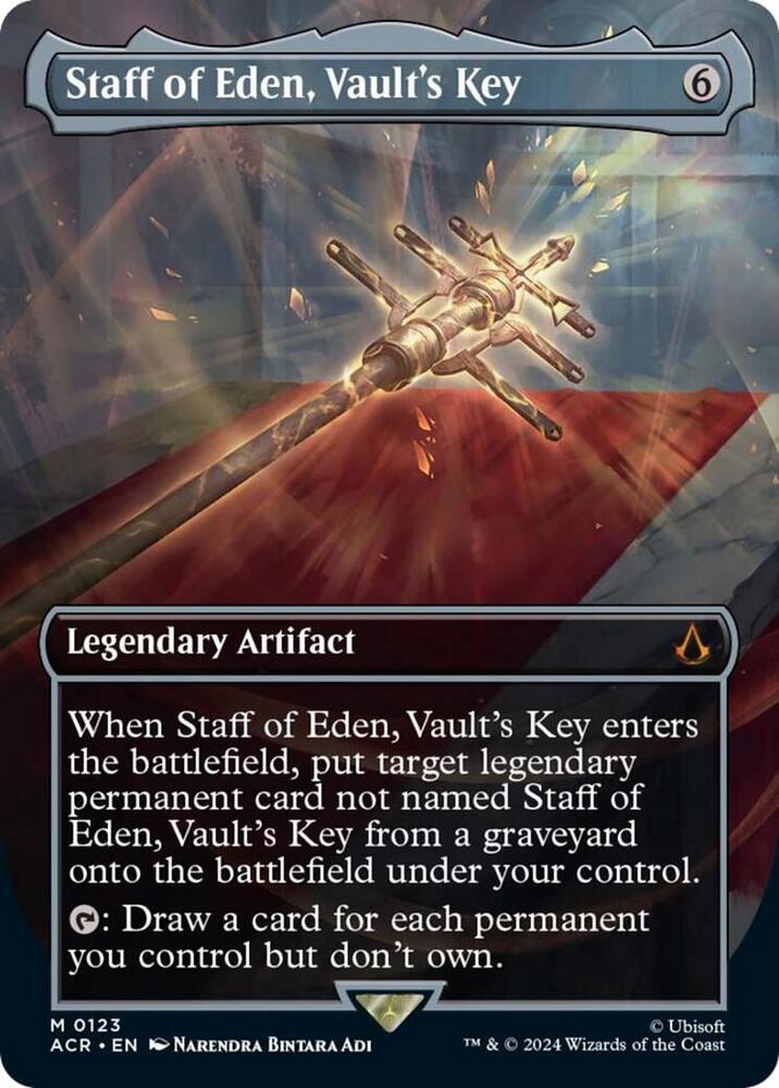 Staff of Eden, Vault's Key (Borderless)