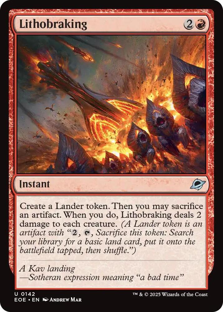Lithobraking