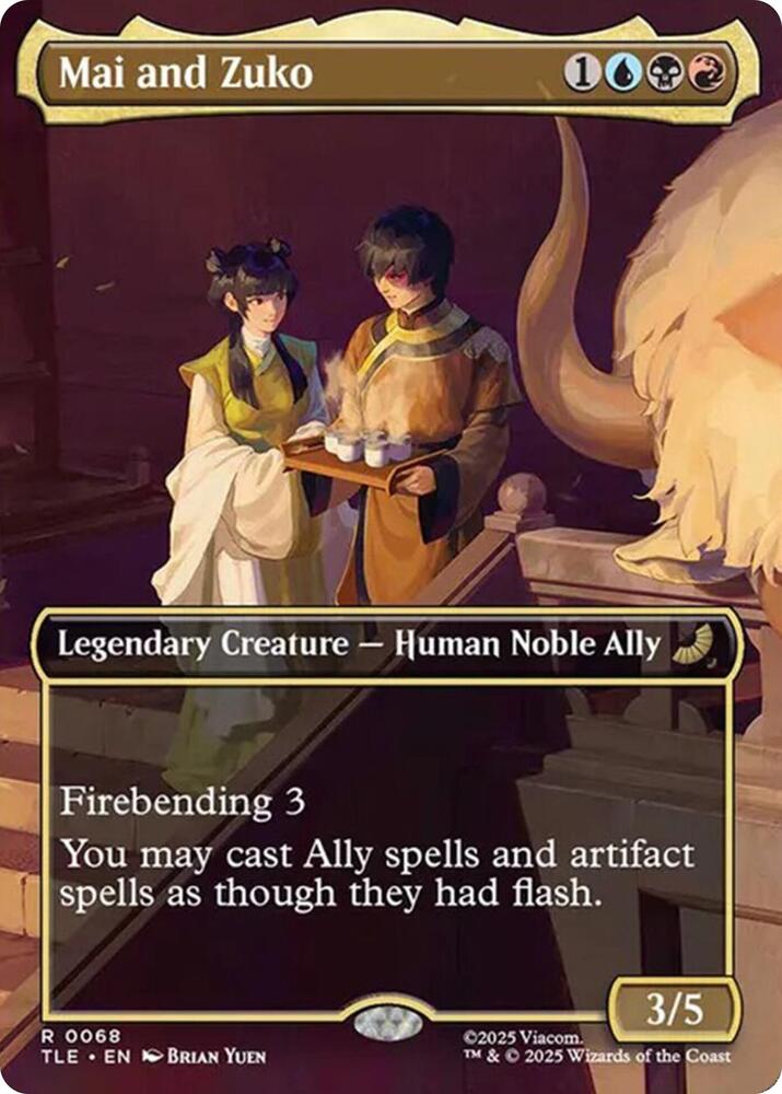 Mai and Zuko (Borderless)