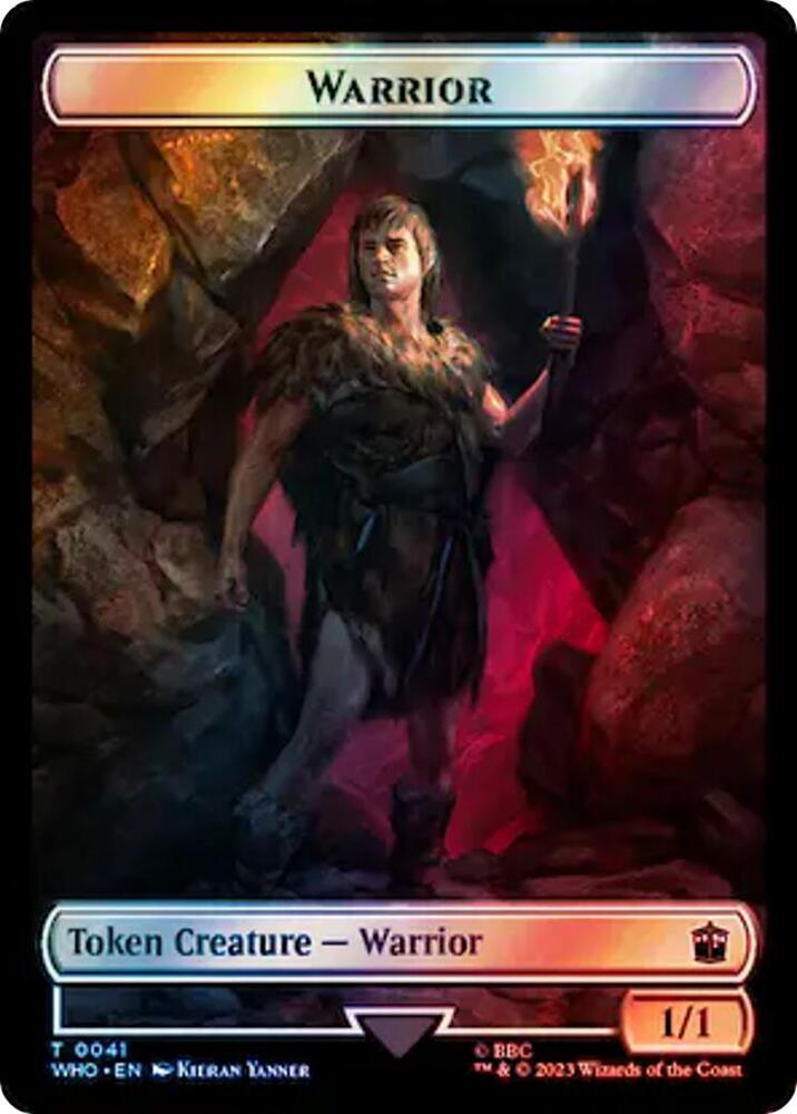 Warrior // Treasure (0060) Double-Sided Token (Surge Foil)