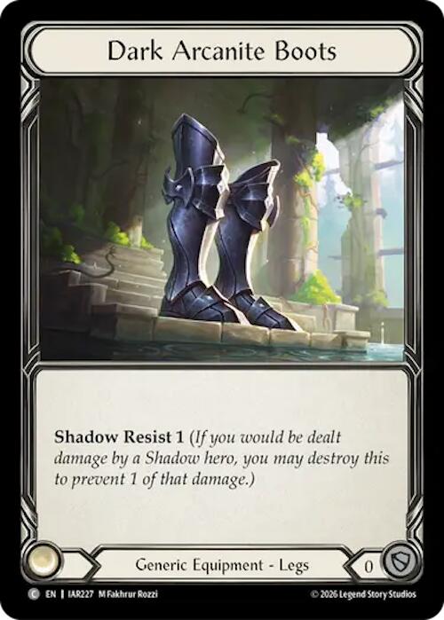 Dark Arcanite Boots [Usurp the Shadow Throne]