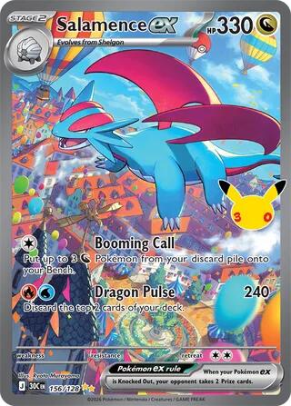 Salamence ex - 156/128 [ME: 30th Celebration]