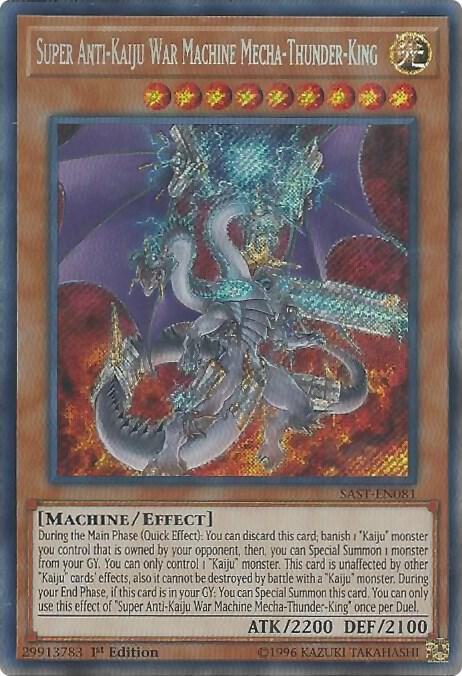 Super Anti-Kaiju War Machine Mecha-Thunder-King