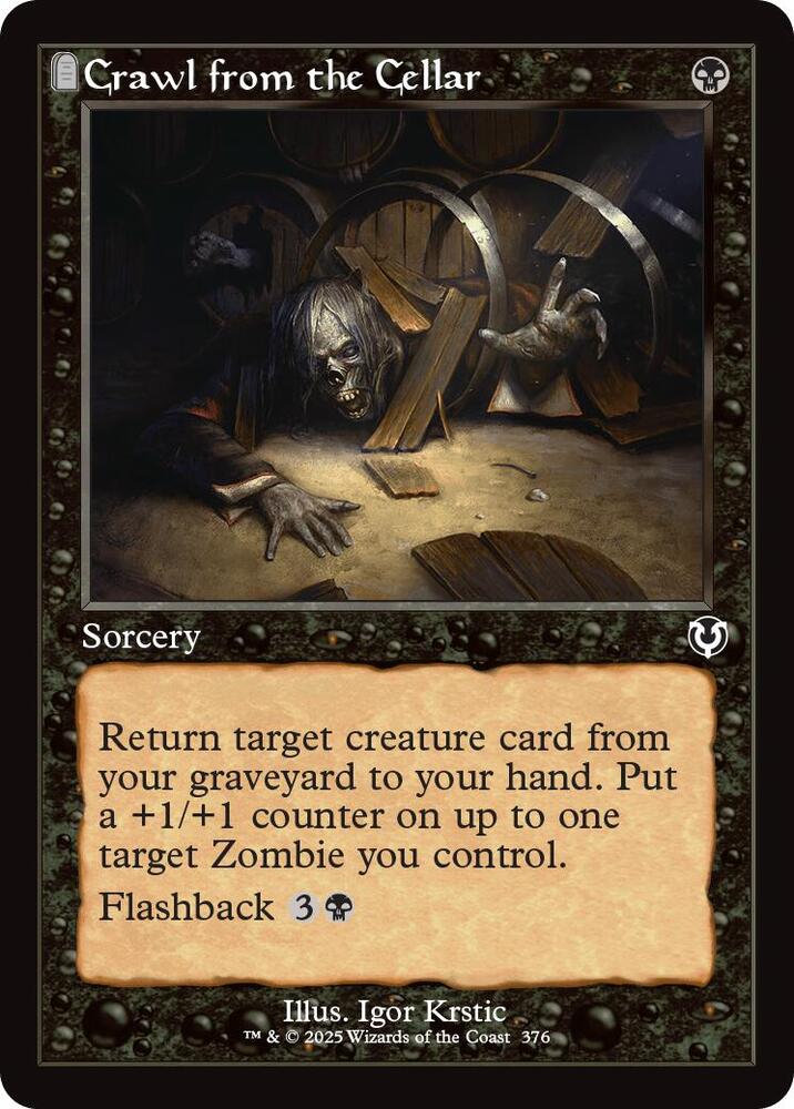 Crawl from the Cellar (Retro Frame)