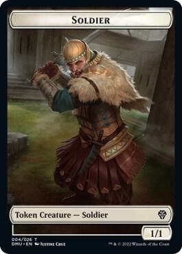 Soldier // Sand Warrior Double-Sided Token