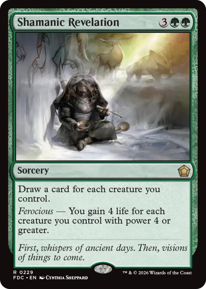 Shamanic Revelation [Commander: Foundations]