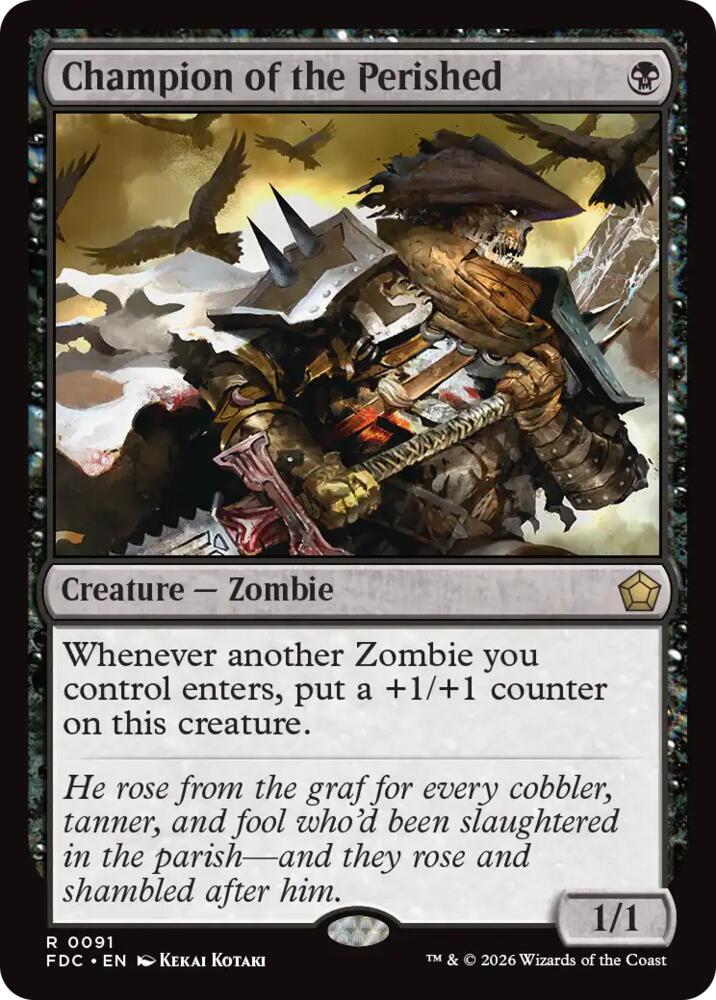 Champion of the Perished [Commander: Foundations]