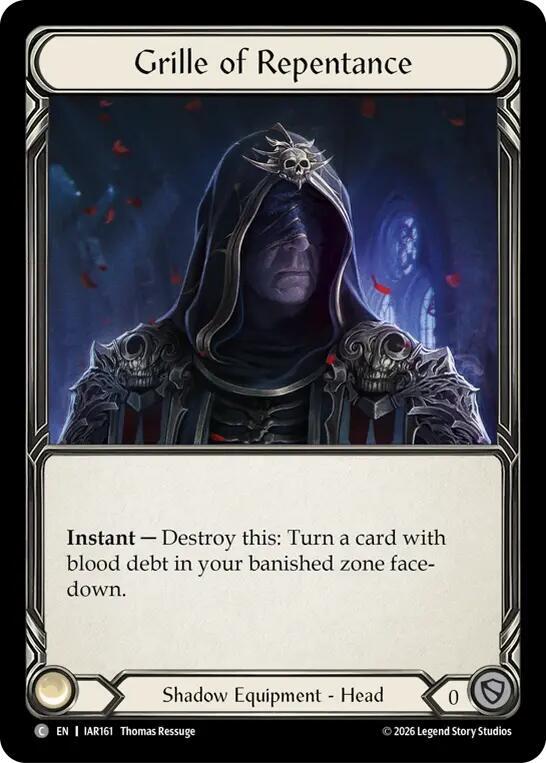 Grille of Repentance [Usurp the Shadow Throne Pre-release Cards]