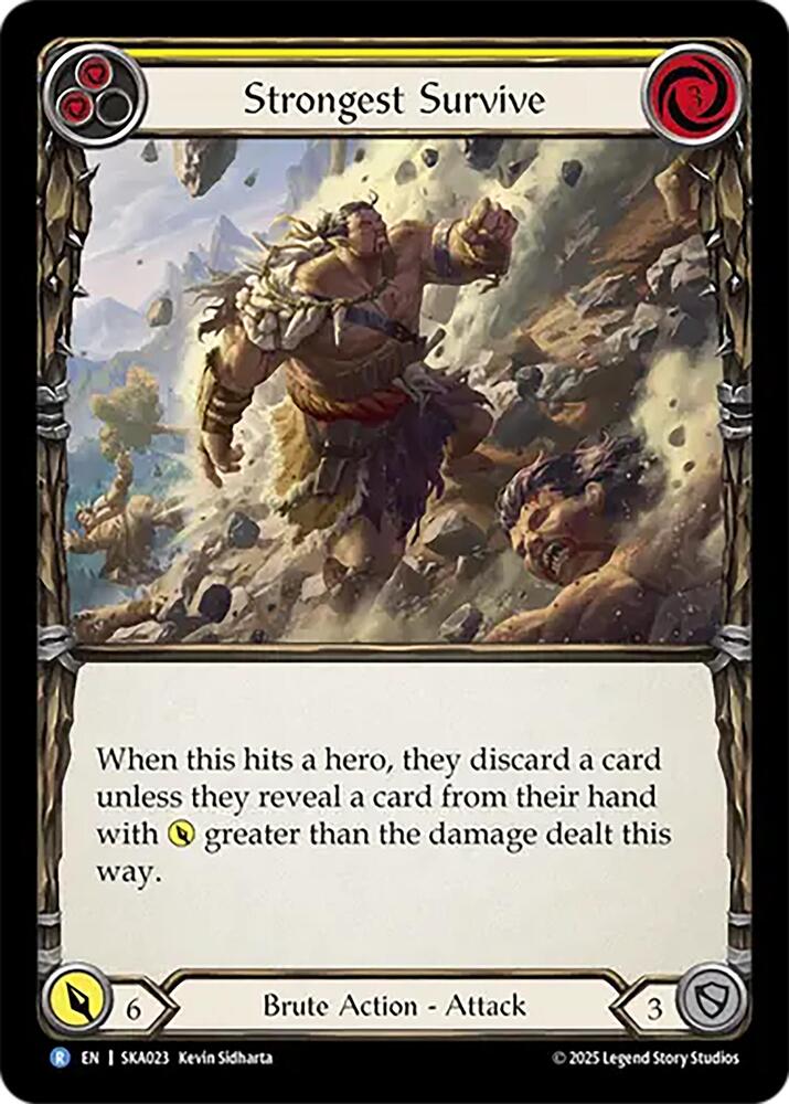 Strongest Survive (Yellow)