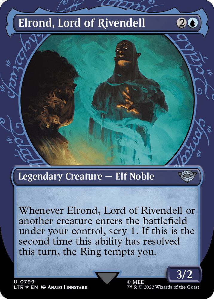 Elrond, Lord of Rivendell (Showcase) (Surge Foil)