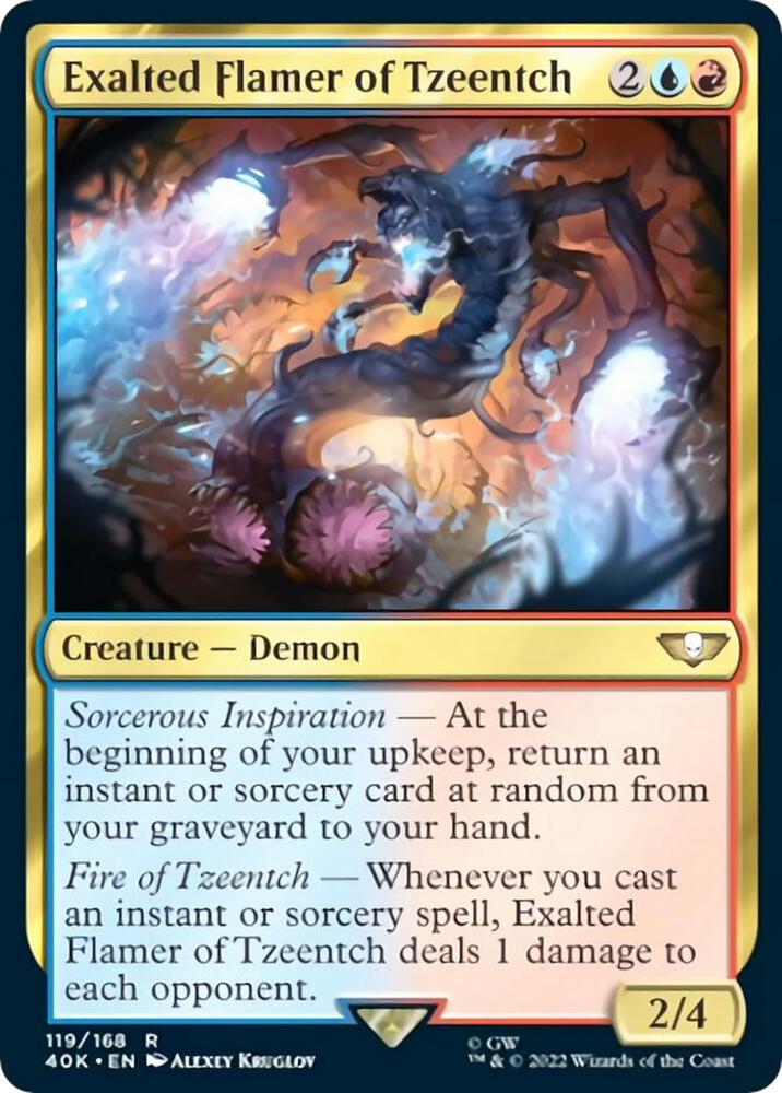 Exalted Flamer of Tzeentch