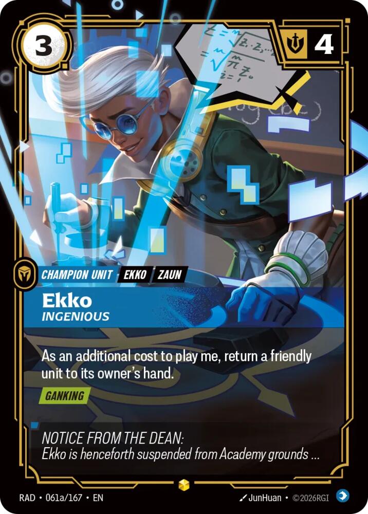 Ekko, Ingenious (Alternate Art) [Radiance]