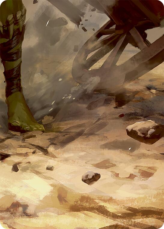 Tuffnut, Bumbling Hulkster // Kayo, Underhanded Cheat Double Sided Art Card (Bottom Center)