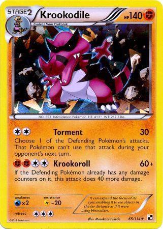 Krookodile - 65/114 (Cracked Ice Holo)