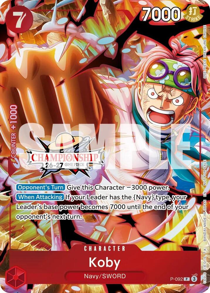 Koby (CS 26-27 Event Pack) - P-092 [One Piece Promotion Cards]