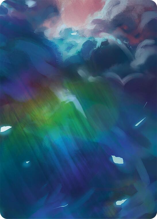 Enlightened Strike // Shelter from the Storm Double Sided Art Card (Bottom Center)