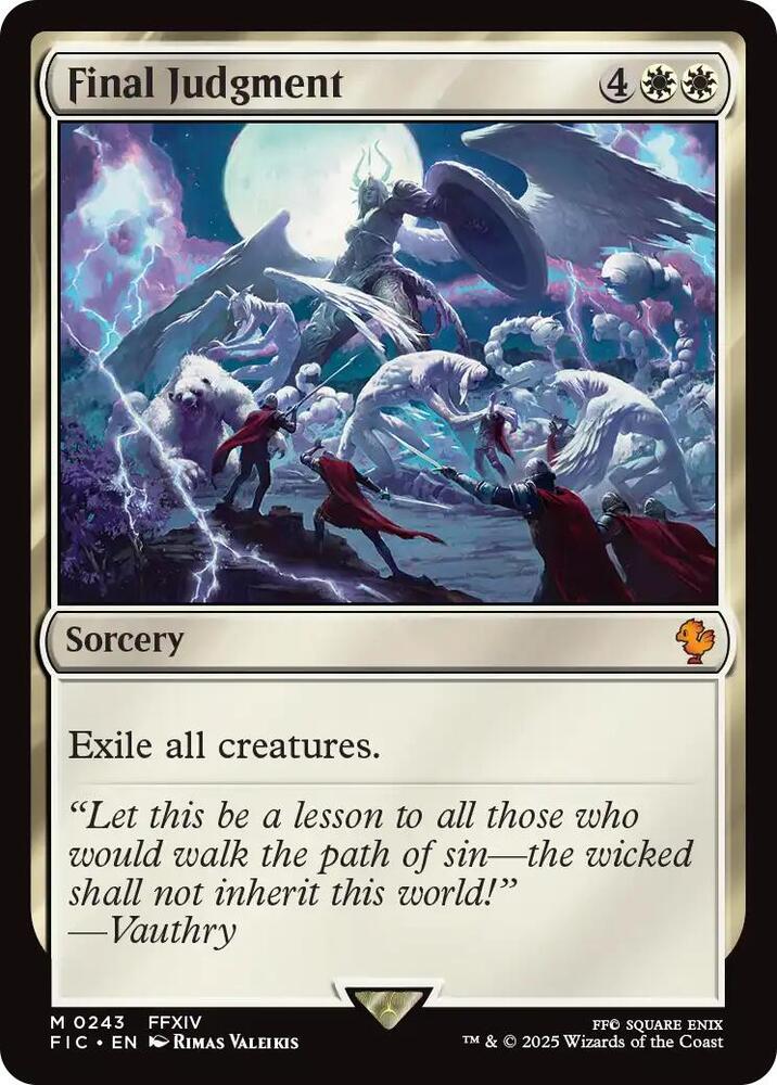 Final Judgment (Surge Foil)