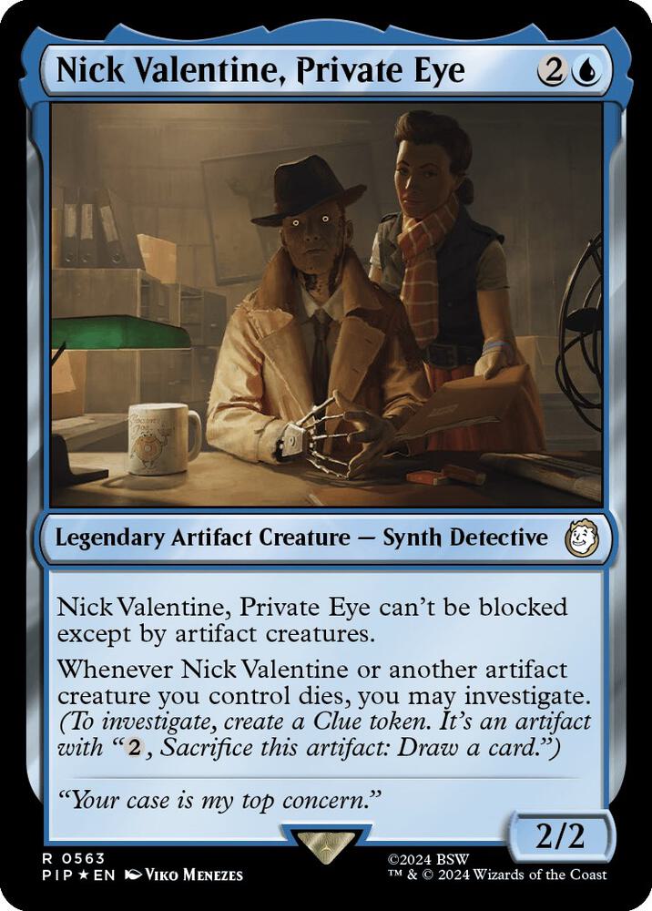 Nick Valentine, Private Eye (Surge Foil)