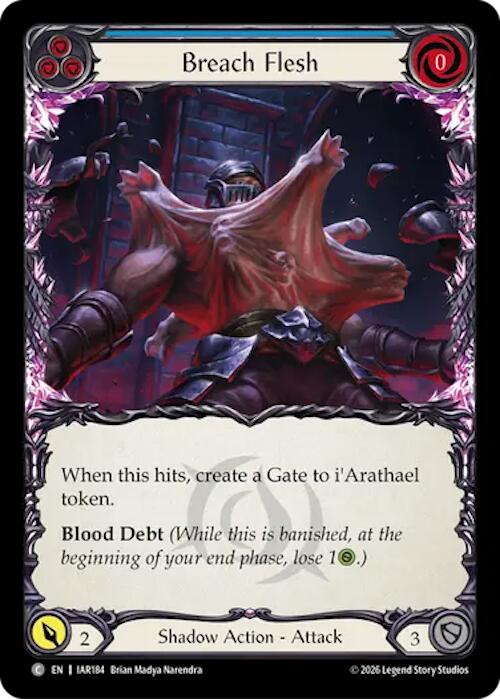 Breach Flesh (Blue) [Usurp the Shadow Throne]