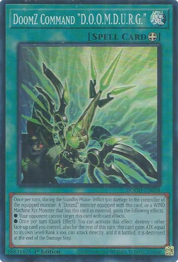 DoomZ Command "D.O.O.M.D.U.R.G."