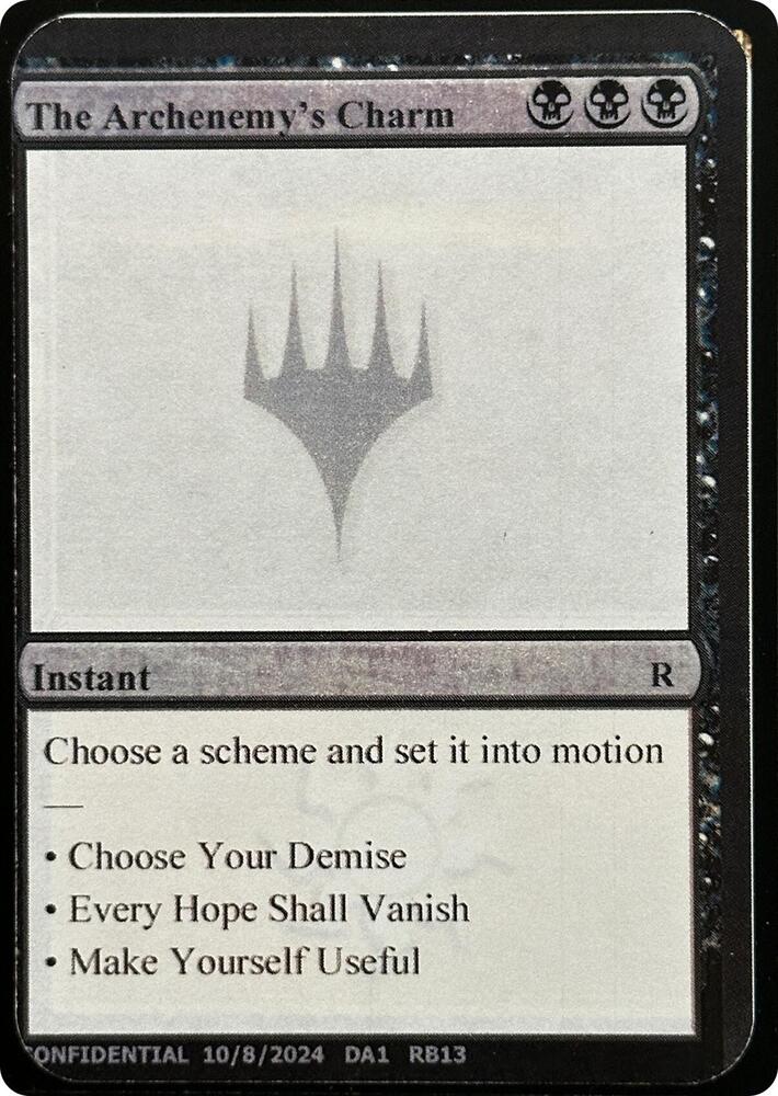 The Archenemy's Charm