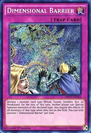 Dimensional Barrier
