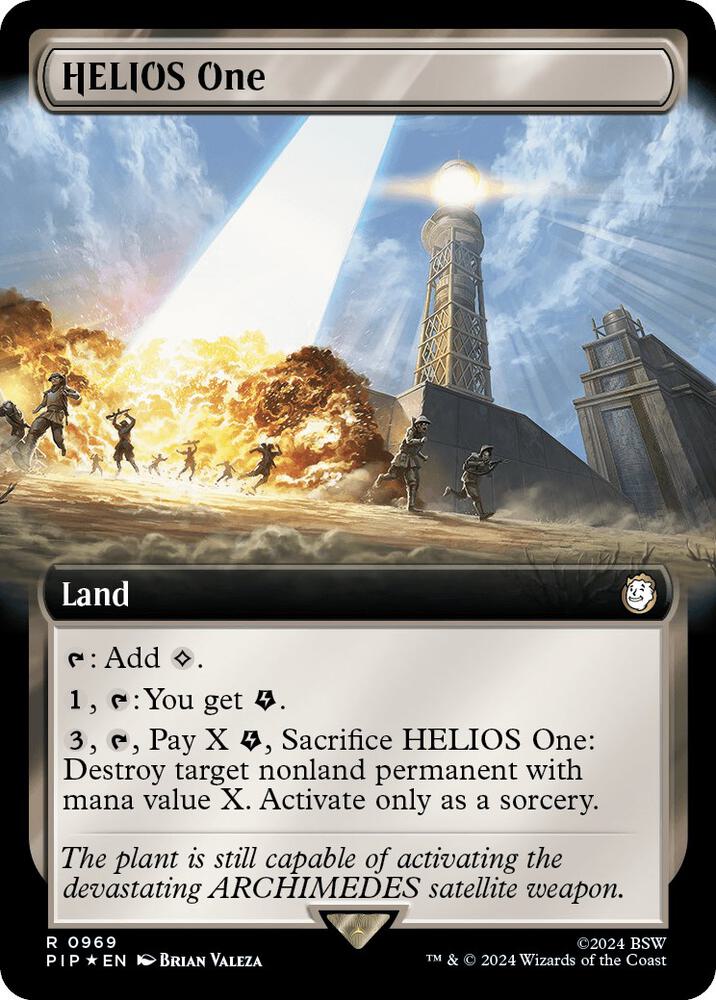 HELIOS One (Extended Art) (Surge Foil)