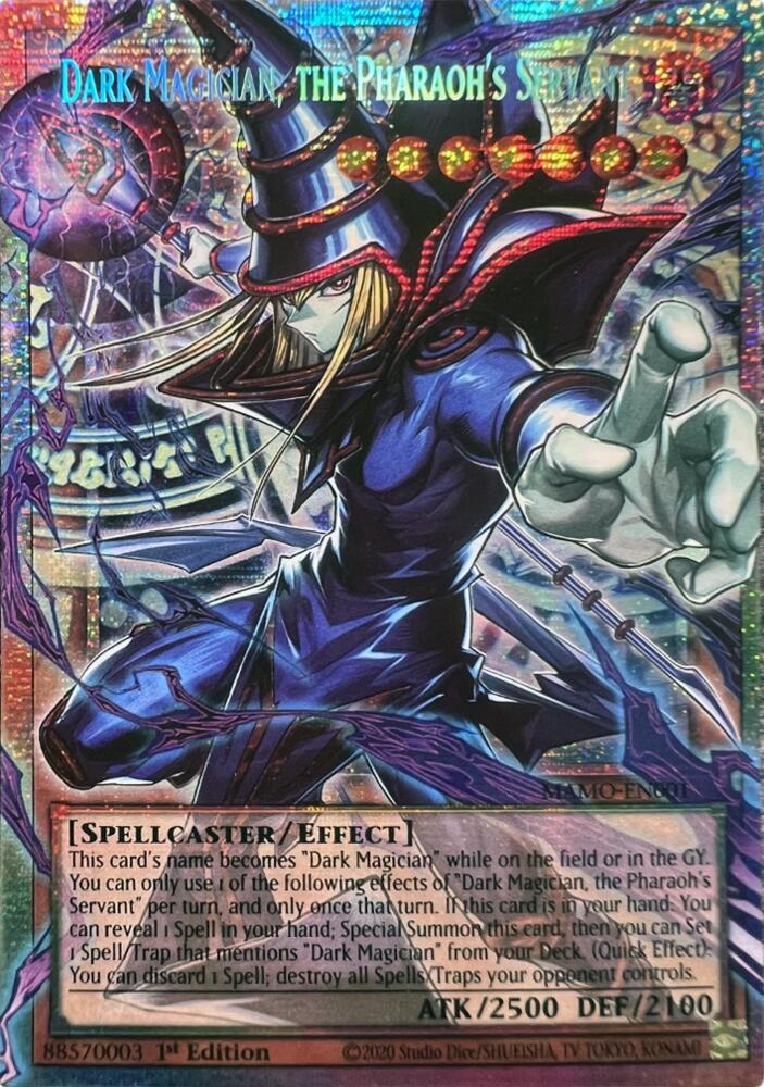 Dark Magician, the Pharaoh's Servant (Starlight Rare)  (Extended Art) [Magnificent Monsters]