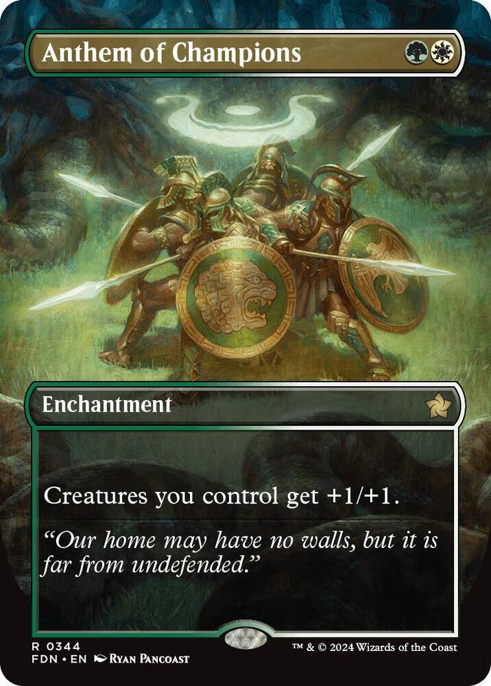 Anthem of Champions (Borderless)