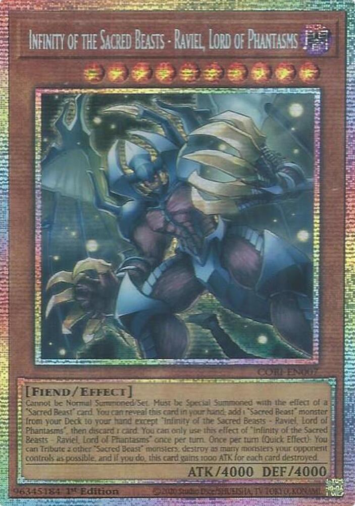 Infinity of the Sacred Beasts - Raviel, Lord of Phantasms (Starlight Rare)