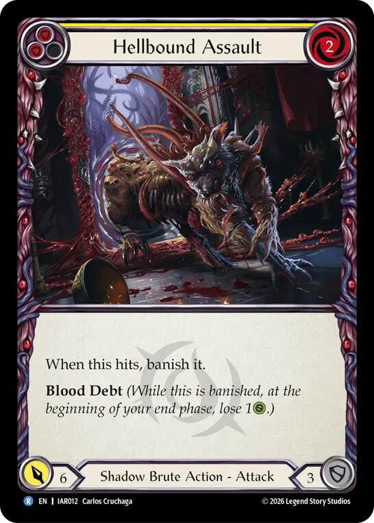 Hellbound Assault (Yellow) [Usurp the Shadow Throne]