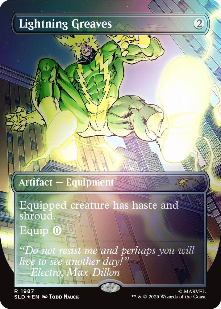 Lightning Greaves (1987) (Rainbow Foil)