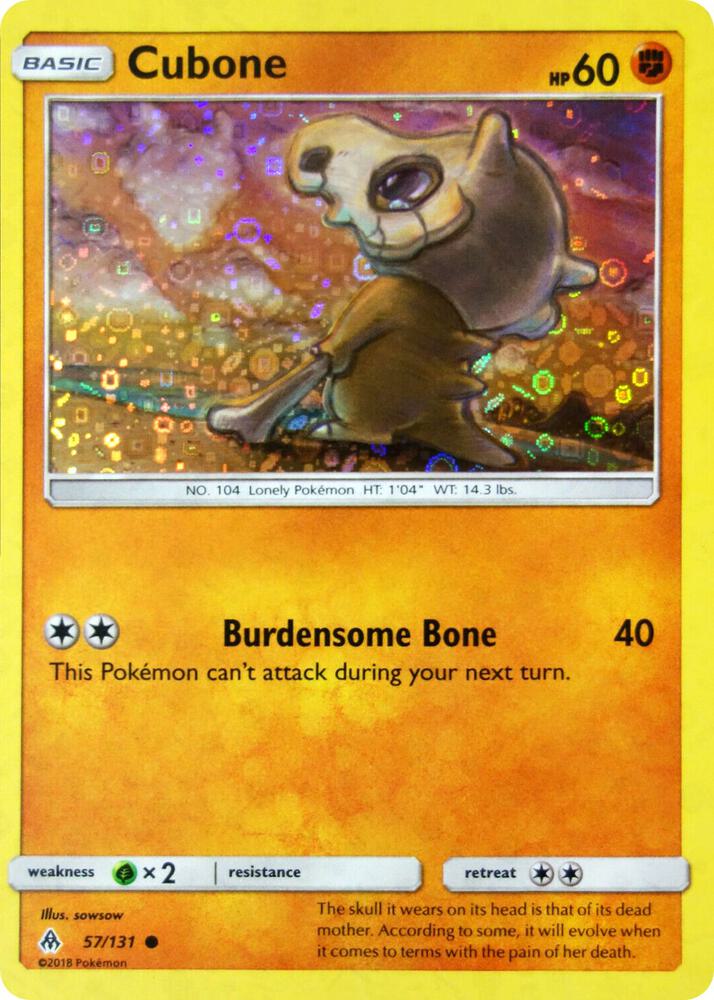 Cubone - 57/131 (General Mills Promo)