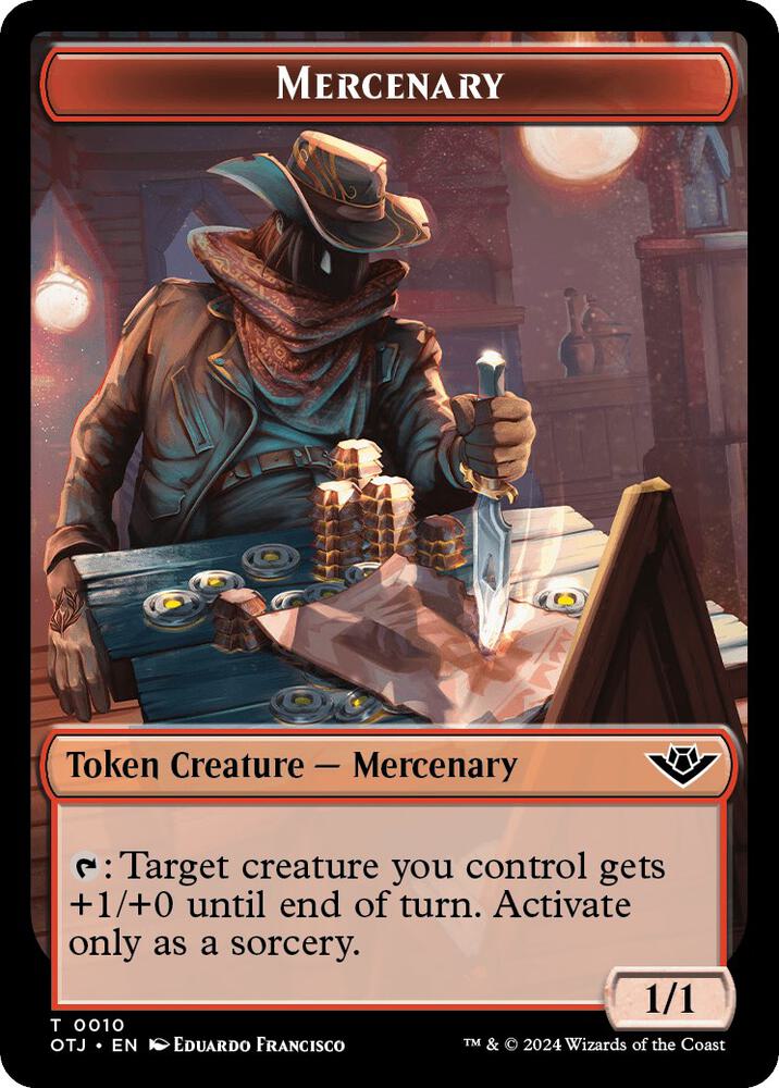 Mercenary // Construct Double-Sided Token