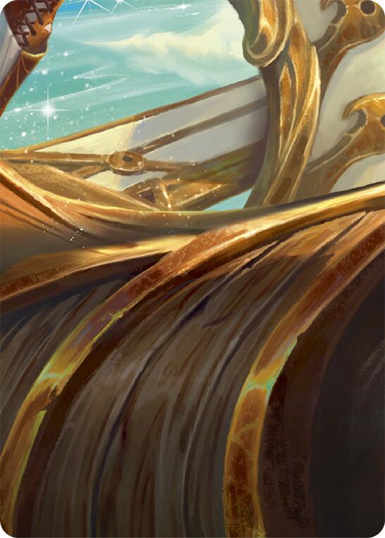 Puffin, Full Steam Ahead // Marlynn, Treasure Hunter Double Sided Art Card (Bottom Center)