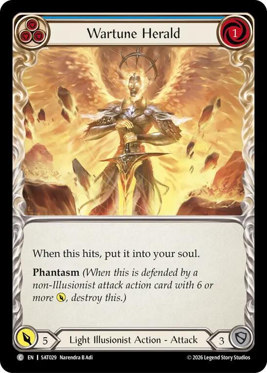Wartune Herald (Blue) [Silver Age: Usurp the Shadow Throne]