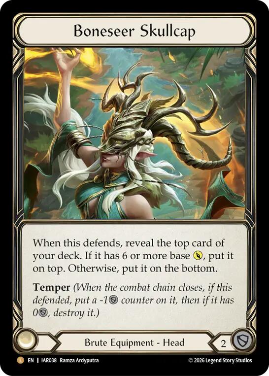 Boneseer Skullcap [Usurp the Shadow Throne]