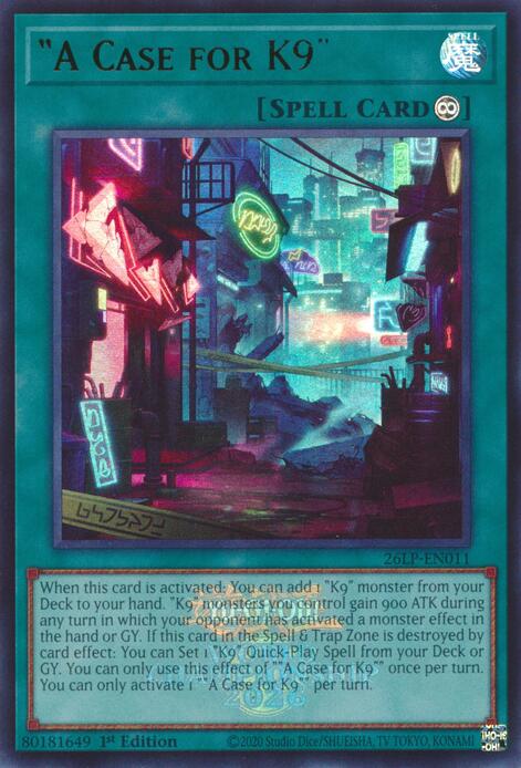 A Case for K9 (Emblazoned) [Limited Pack World Championship 2026]