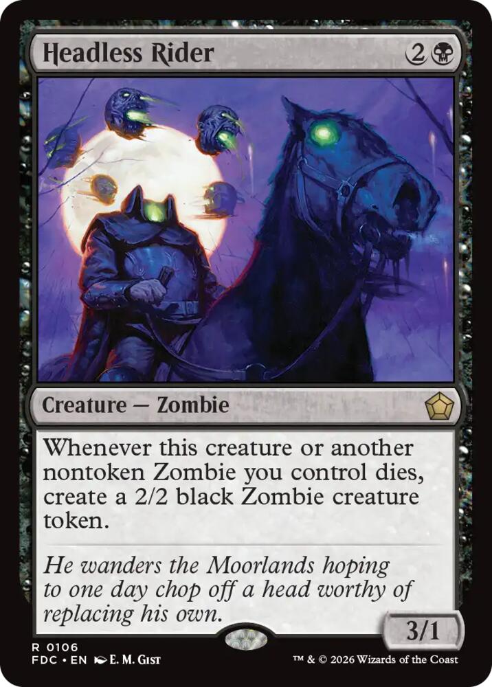 Headless Rider [Commander: Foundations]