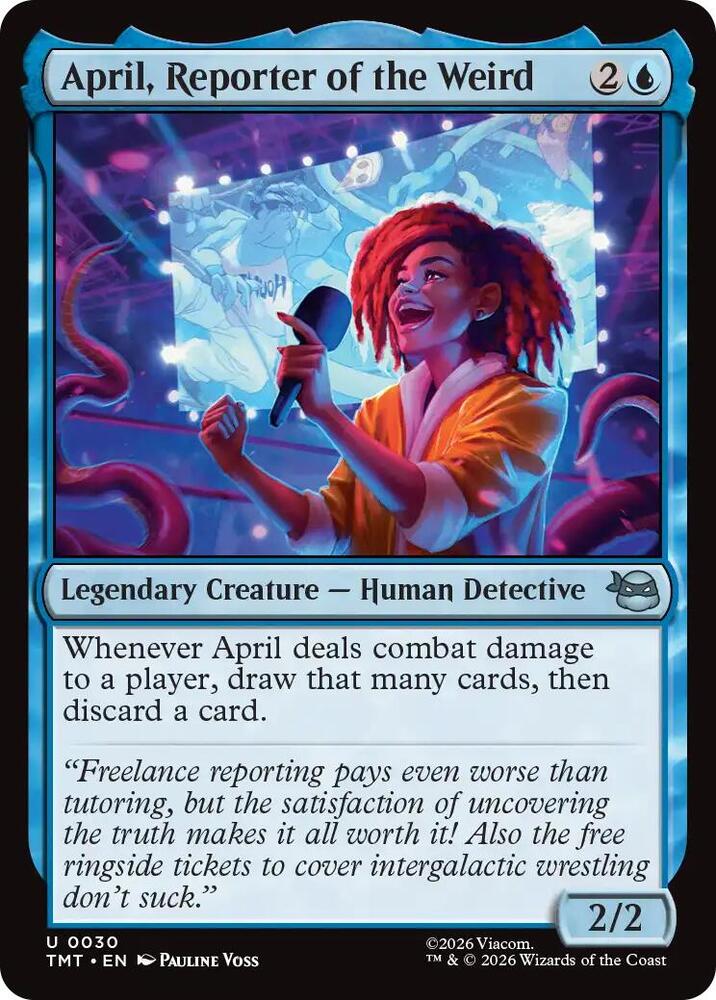 April, Reporter of the Weird