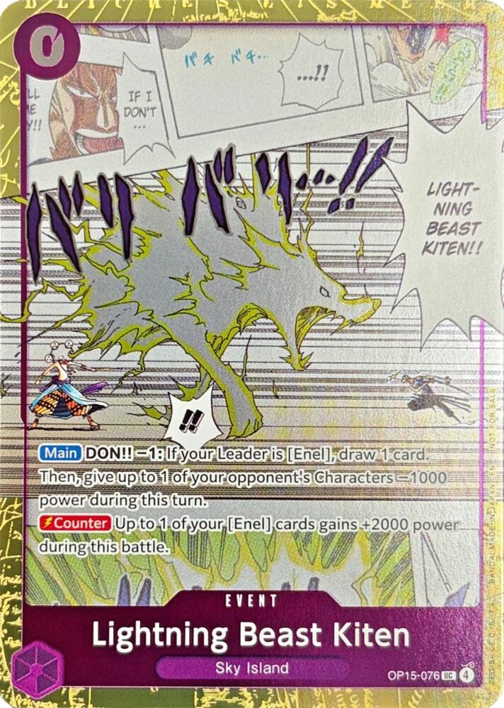 Lightning Beast Kiten (Dash Pack)