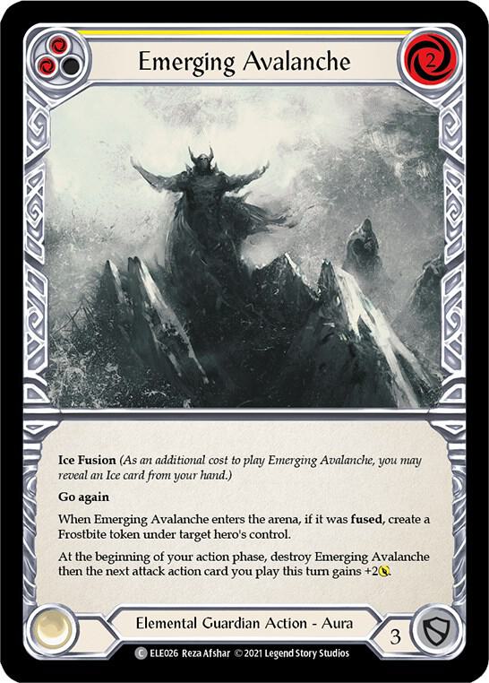 Emerging Avalanche (Yellow)