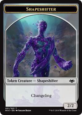 Shapeshifter // Golem Double-Sided Token