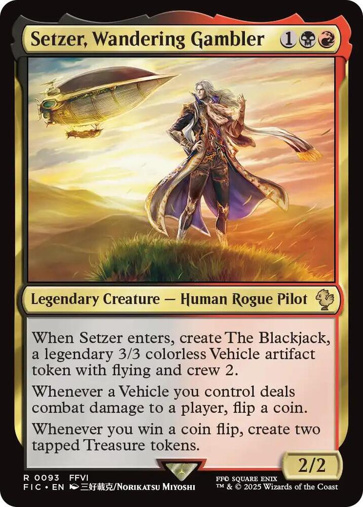 Setzer, Wandering Gambler